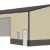 30'x70'x14' Metal Garage - Image 4