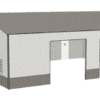44'x40'x12'/8' Metal Barn and Lean to - Image 4
