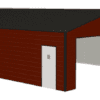 24'x30'x9' Metal Garage - Image 4